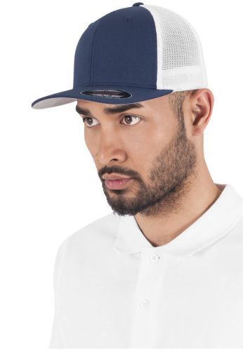 Urban Classics Flexfit Mesh Trucker 2-Tone nvy/wht - L/XL