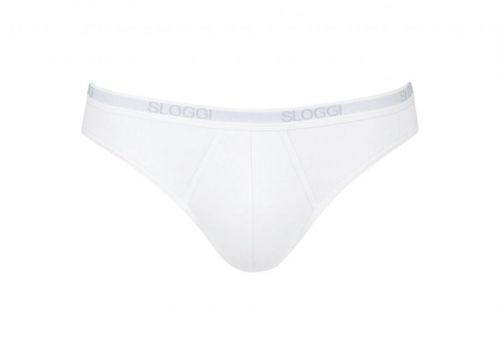 Pánske slipy sloggi men Basic Mini - biele - SLOGGI WHITE 5