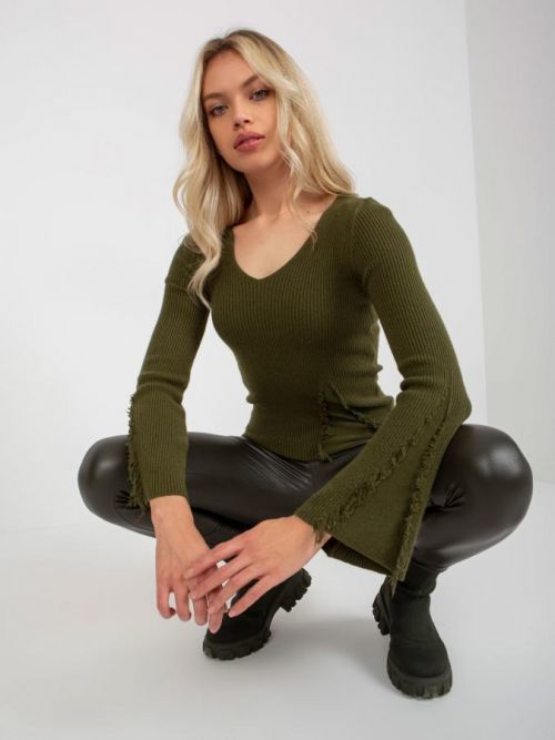 Dámsky sveter VI SW 20260.91P khaki jedna velikost