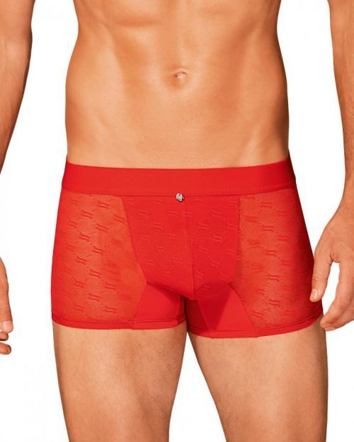 Pánske boxerky Obsessiver boxer shorts - Obsessive S/M červená