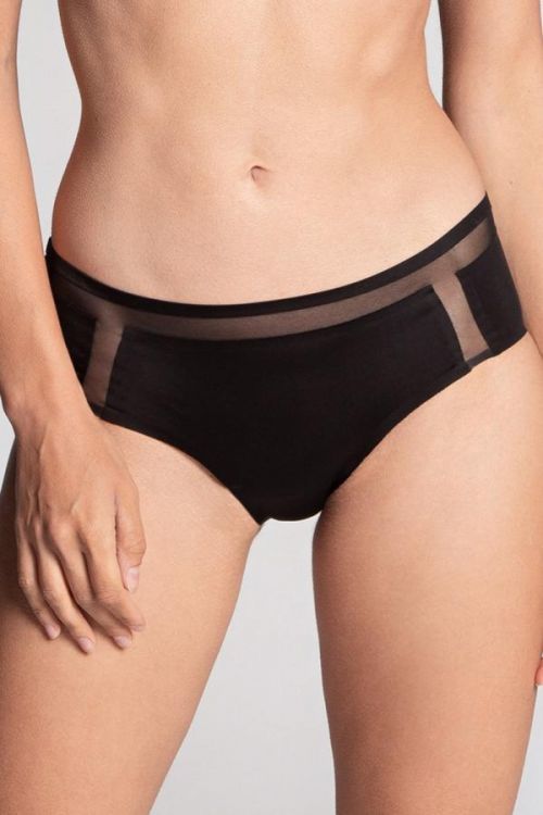 Dámske nohavičky Lama Laser Cut L-POL 5025 MS-02 2XL černá XXL