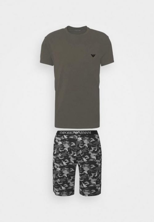 Pánske pyžamo 111360 2F567 76020 šedá - Emporio Armani M šedá