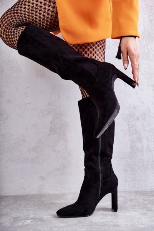 Čižmy na podpätku model 173449 Step in style 36