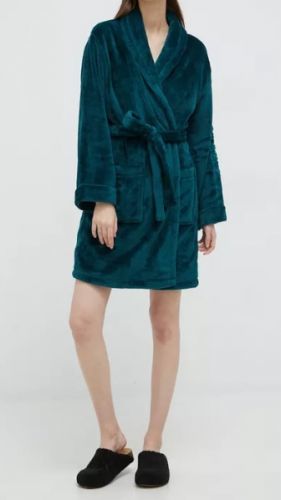 Dámsky župan YI2122605F 370 tm. zelená - DKNY M tmavě zelená