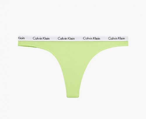 Dámske tangá D1617E LT3 žlté - Calvin Klein M Žlutá