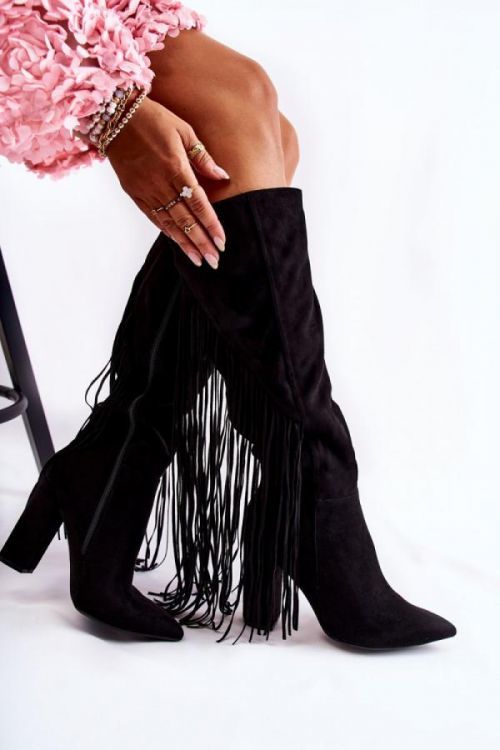 Čižmy na podpätku model 173619 Step in style 36