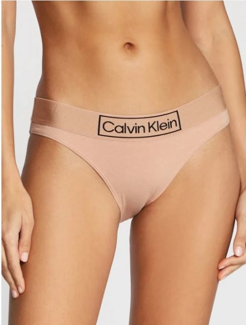 Dámske nohavičky Heritage - QF6775E TRK béžová - Calvin Klein S béžová