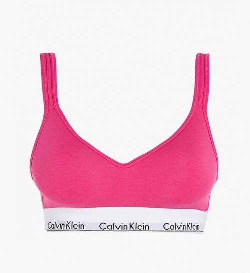 Dámska podprsenka QF5490E VHZ ružová - Calvin Klein S růžová