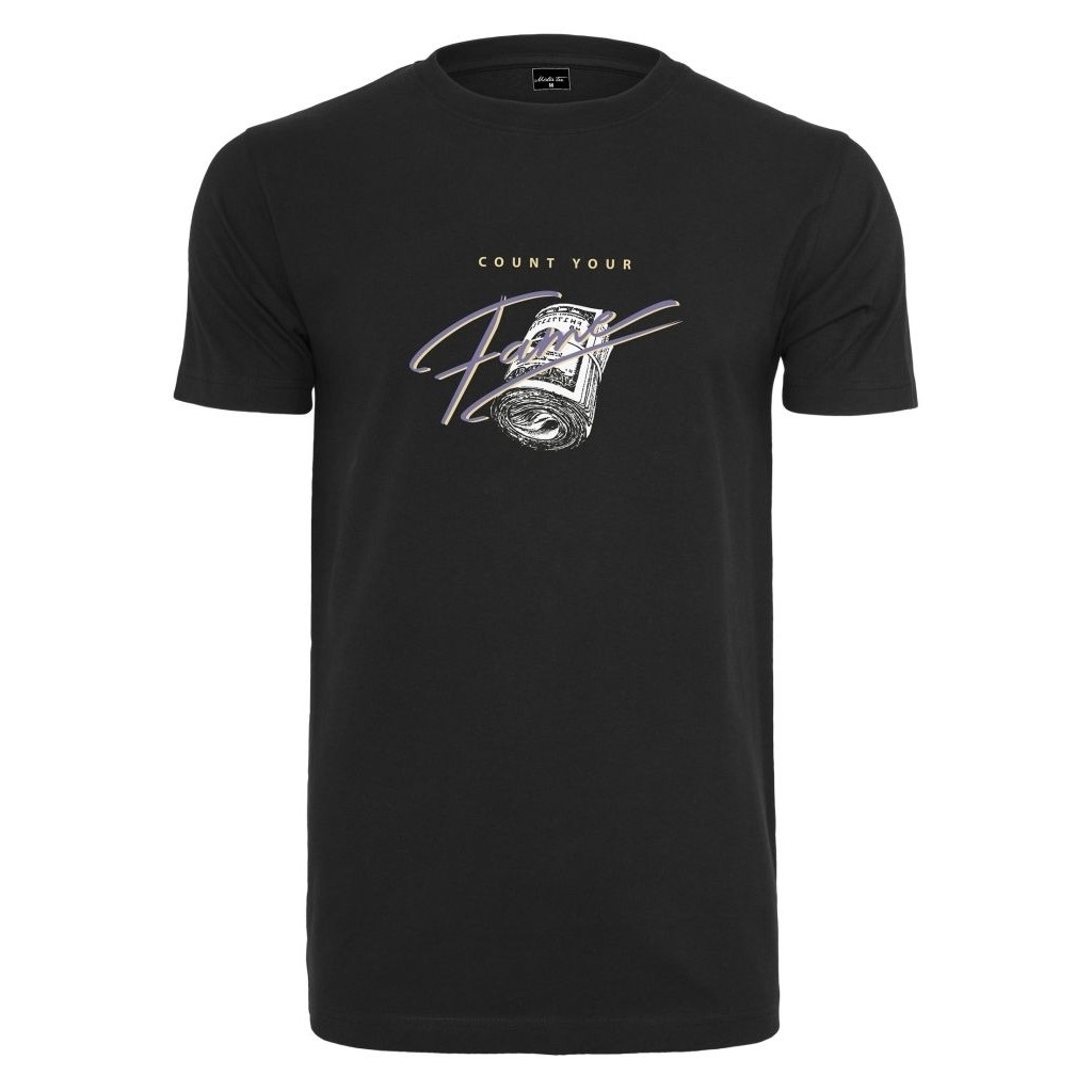 Tričko Mister Tee Count Your Fame - čierne, XL