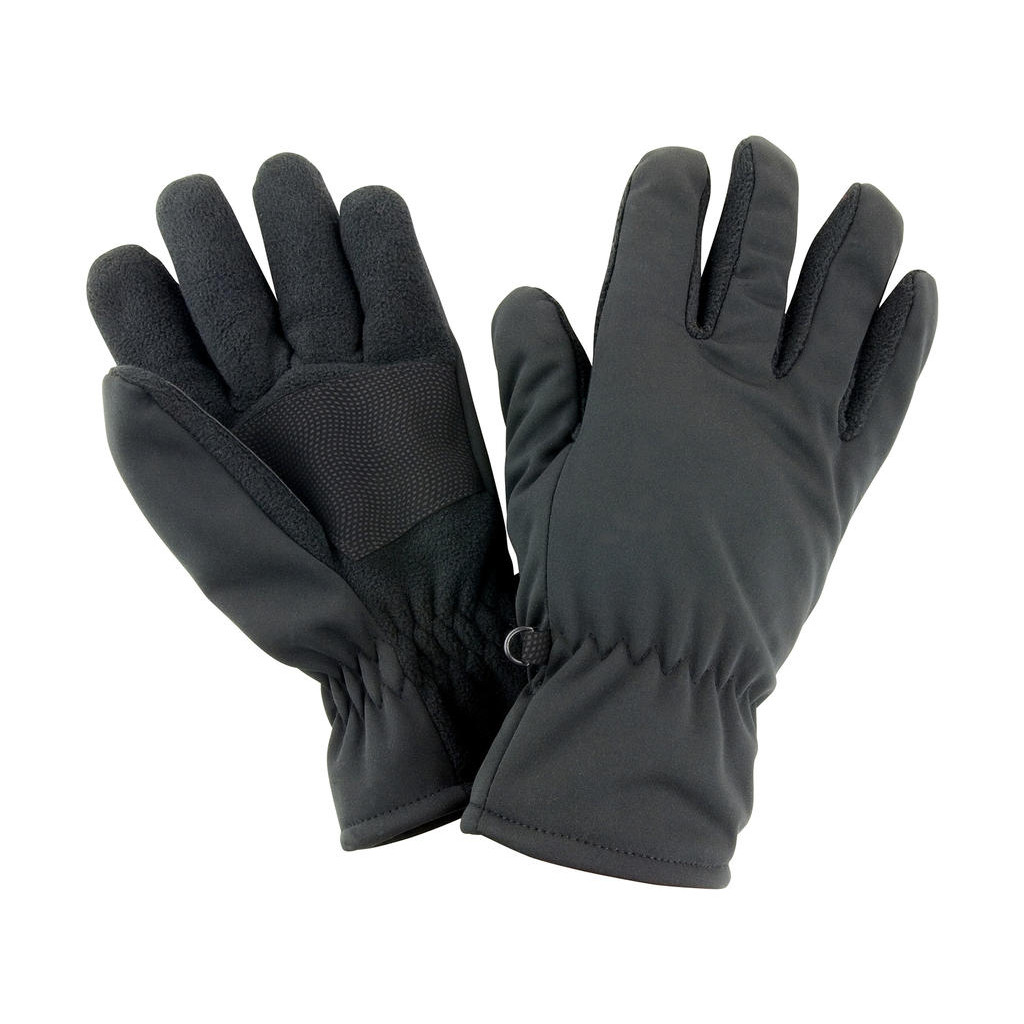 Rukavice Result Softshell Thermal - čierne, S/M