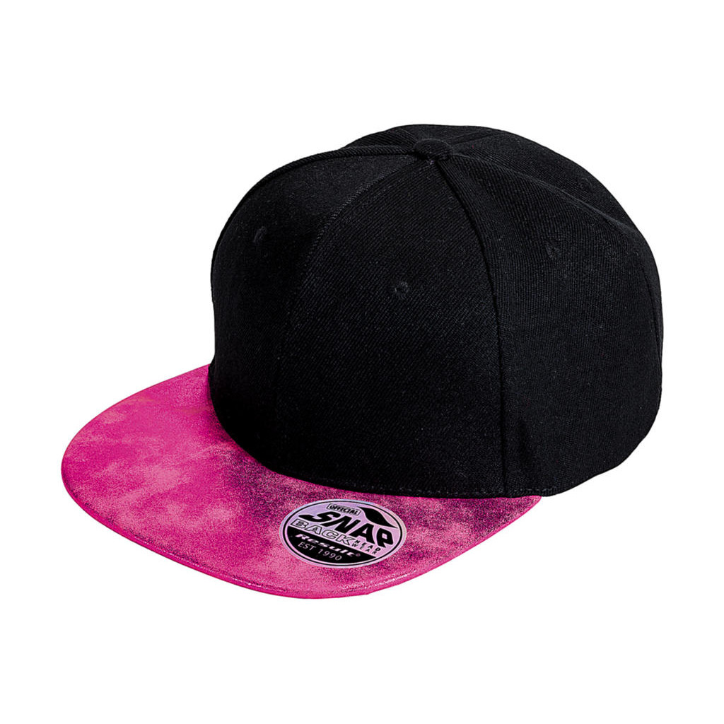 Šiltovka Result Bronx Glitte Snapback - čierna-ružová