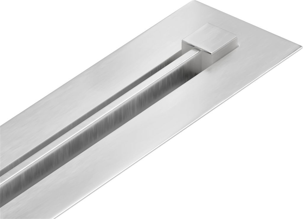 MEXEN - Flat 360° Super Slim podlahový žľab 150 cm, chróm 1051150