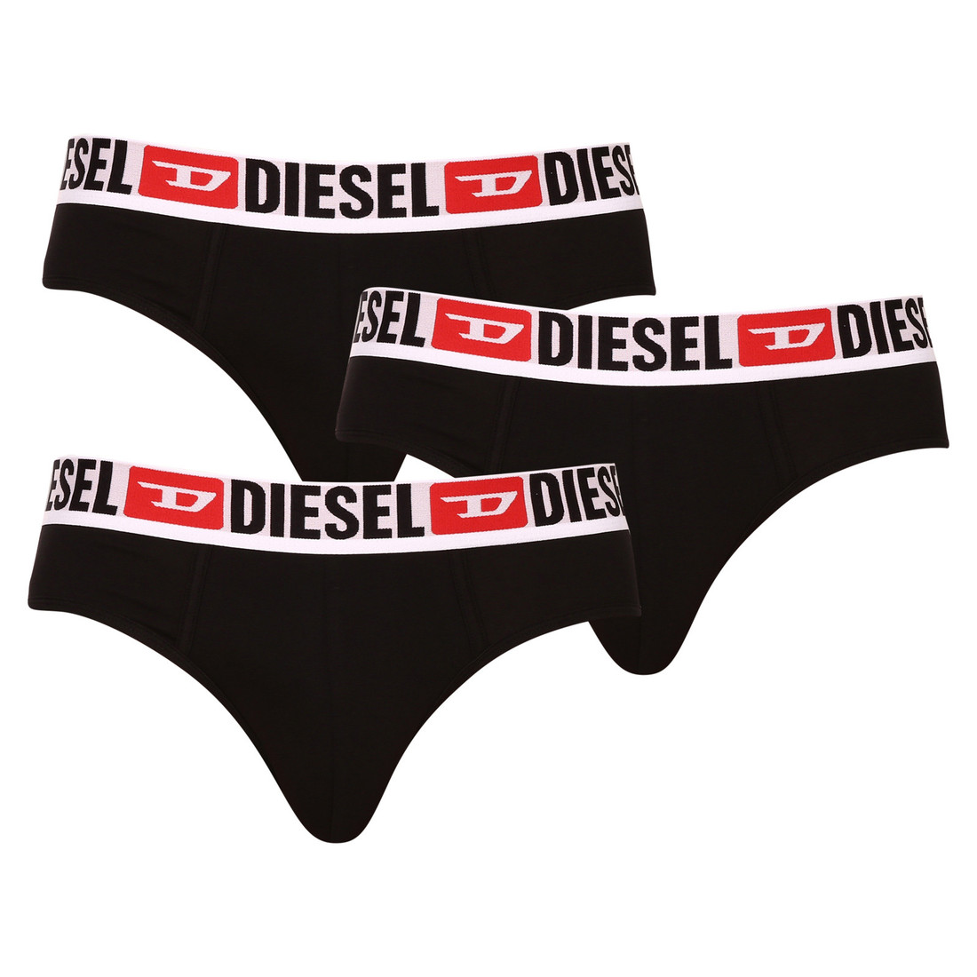 3PACK pánské slipy Diesel černé (00SH05-0DDAI-E3784) L