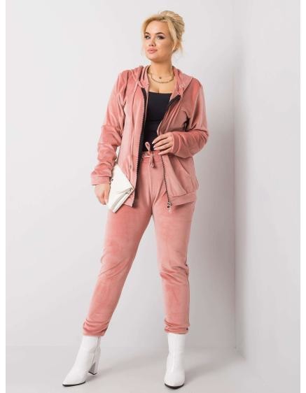 Dámsky plus size set MICHELL ružový