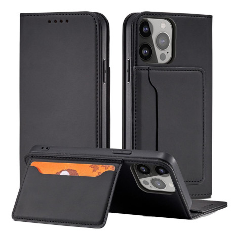 MG Magnet Card knižkové kožené puzdro na Samsung Galaxy A23 5G, čierne