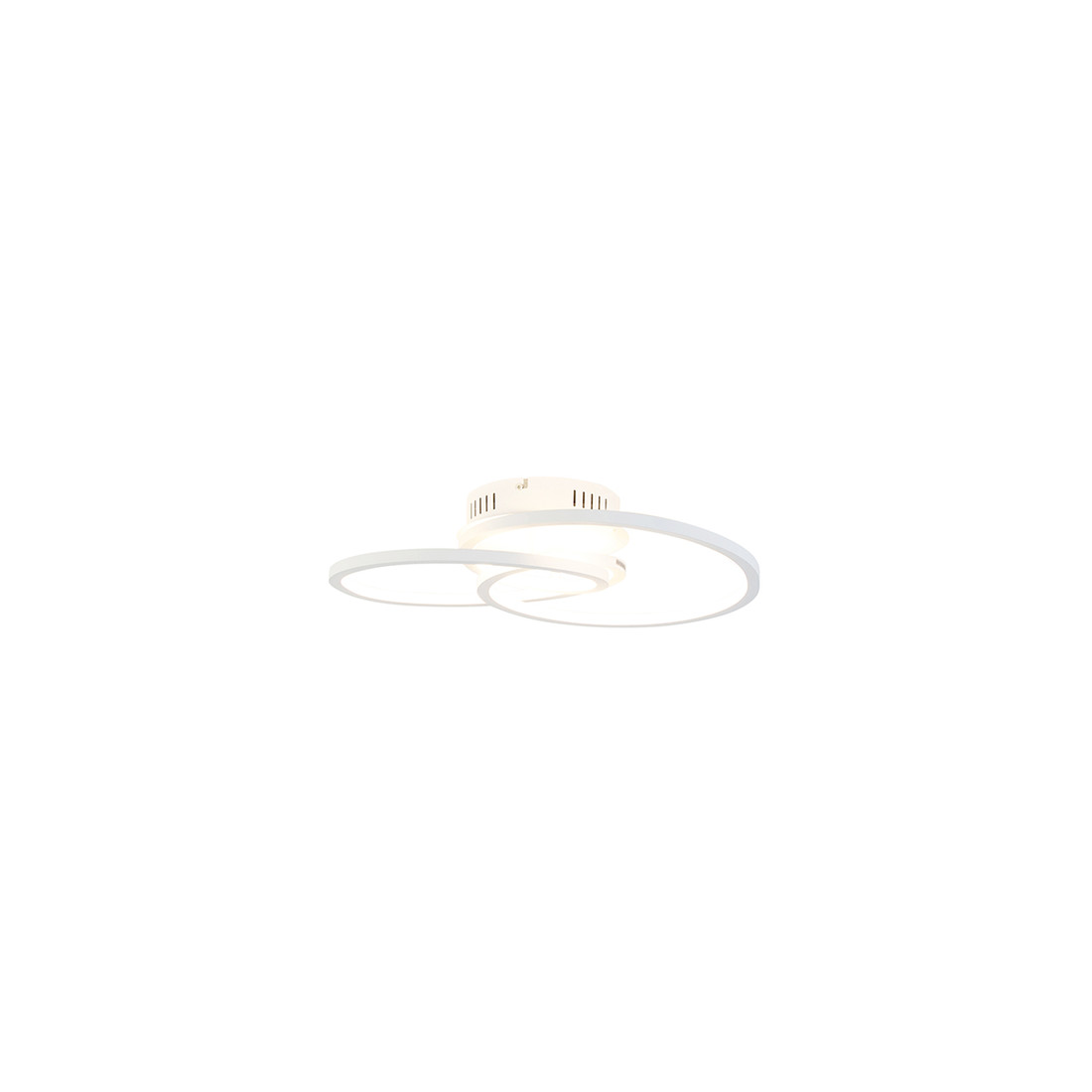 Plafondlamp wit 44 cm incl. LED 3 staps dimbaar - Rowin