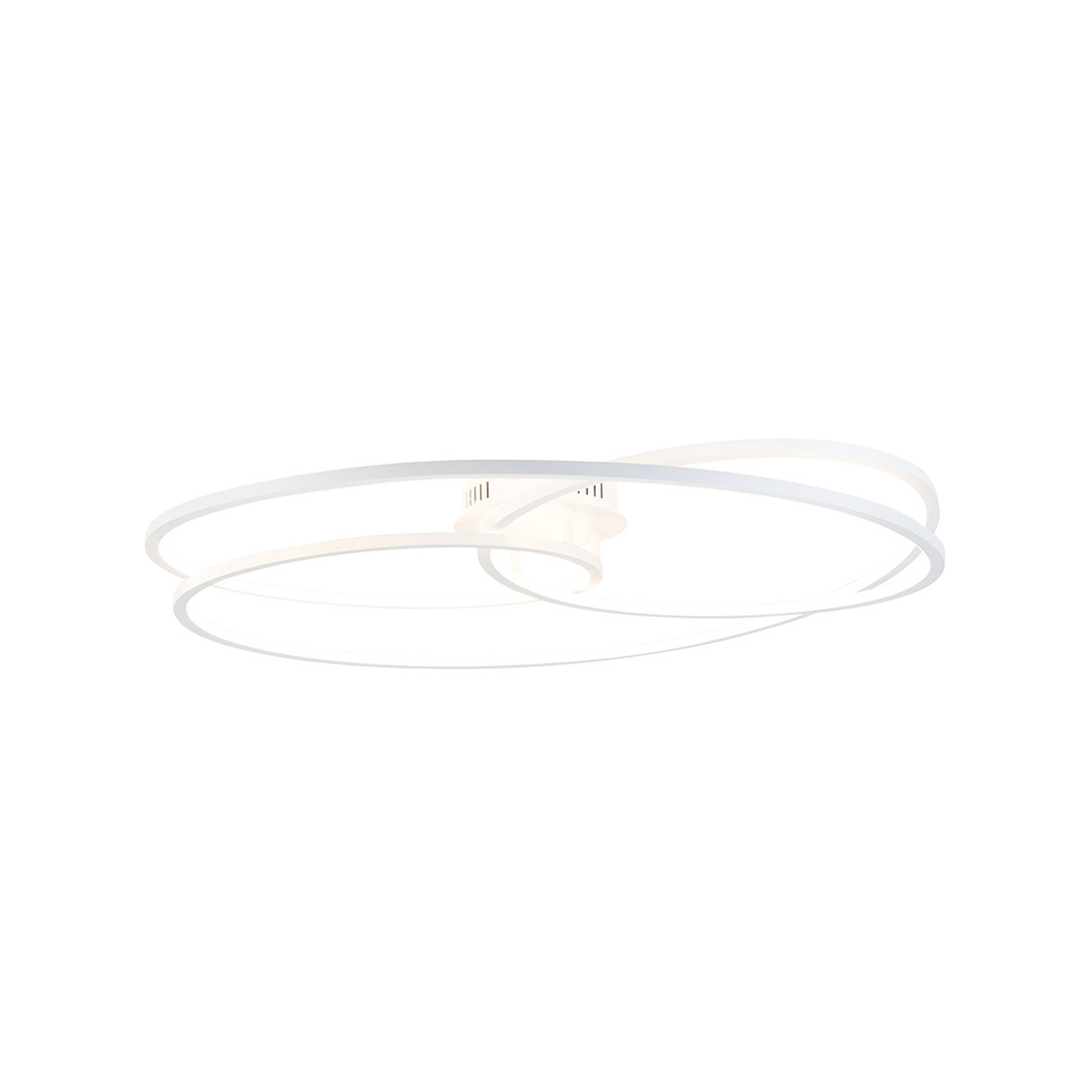 Plafondlamp wit 78 cm incl. LED 3 staps dimbaar - Rowin