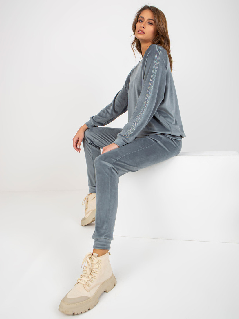 Súprava RV KMPL 8436.40 šedá modrá S/M