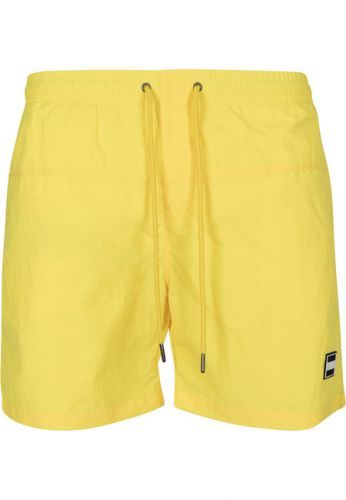 Urban Classics Block Swim Shorts neonyellow - XS