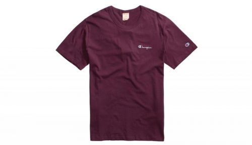 Champion Premium Crewneck T-shirt bordová 214279_S20_VS506