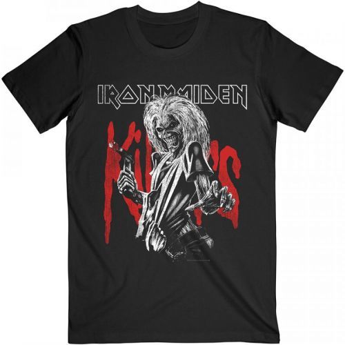 Iron Maiden - Tričko Killers Eddie Large Graphic Distress - Muž, Unisex, Čierna, S