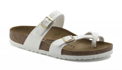 Birkenstock Mayari Patnet  White Narrow modré 1005281