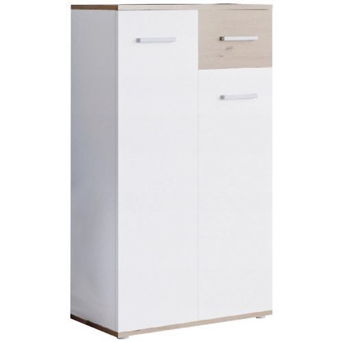 Komoda  Justus 03 White/Oak Artisan