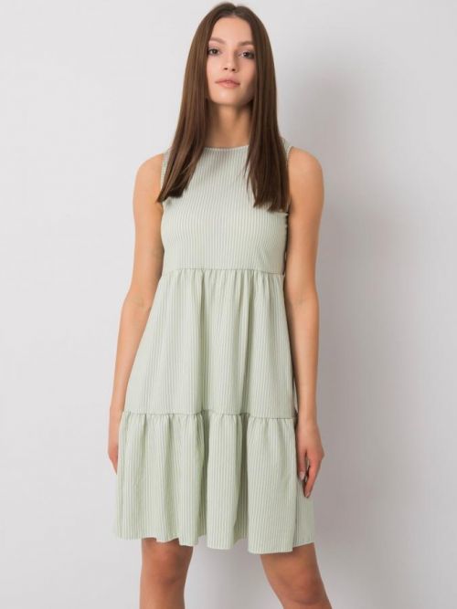 Neformálne šaty RUE PARIS z pistácií M