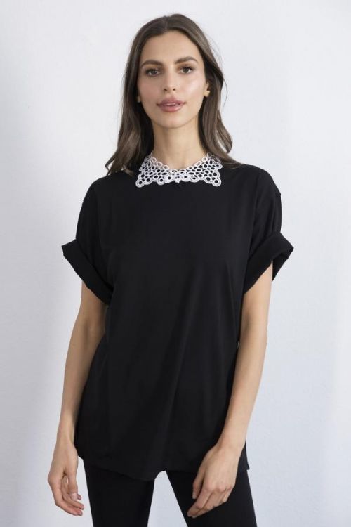 Dámsky golierik Julimex Lady Boss Classy biely univerzálny