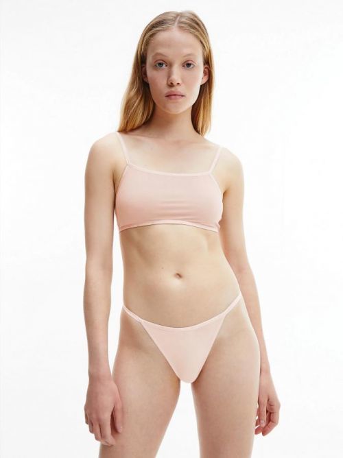 Nevystužená braletka 2pack QD3806E TRN piesková - Calvin Klein piesková S