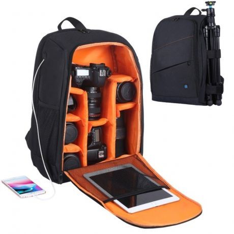PULUZ Camera Bag batoh na fotoaparát a príslušenstvo, čierny (PU5011B)