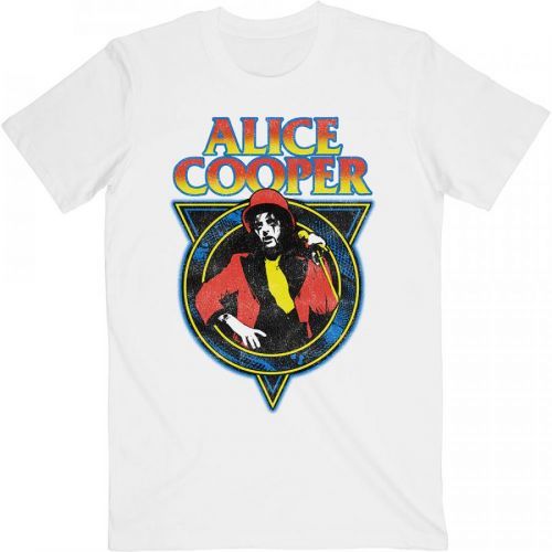 Alice Cooper - Tričko Snakeskin - Muž, Unisex, Biela, S