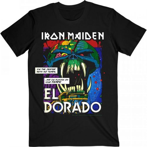 Iron Maiden - Tričko El Dorado - Muž, Unisex, Čierna, S
