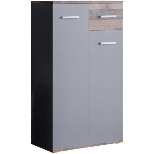 Komoda Justus 03 Anthracite/ Old Style