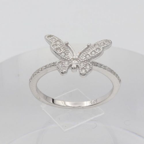 Strieborný prsteň 81202