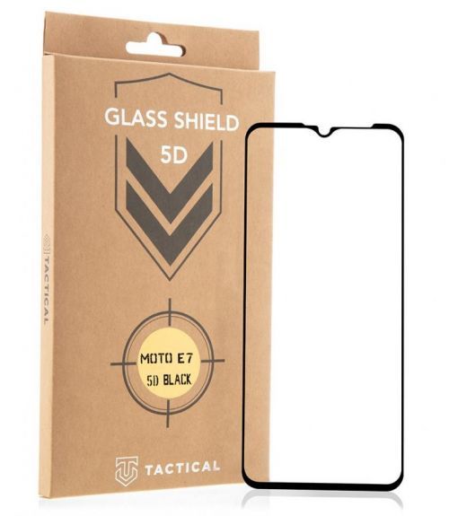 Tactical Glass Shield 5D sklo pro Motorola E7 Black