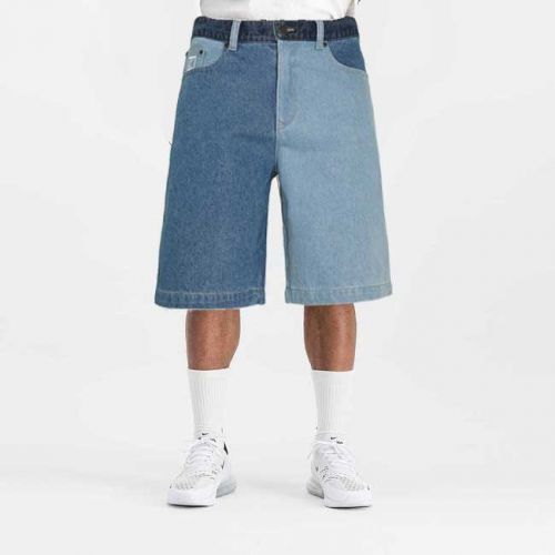 Kraťase Karl Kani OG Block Denim Shorts blue - S