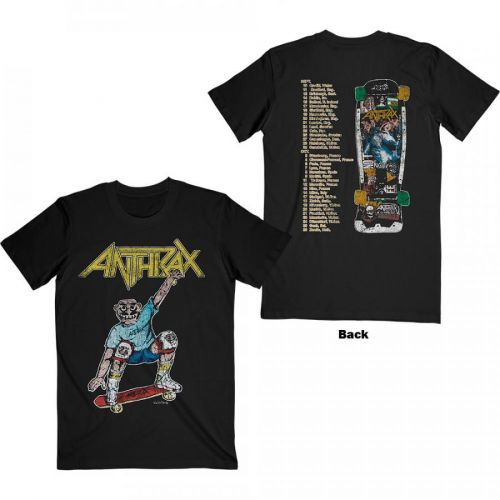 Anthrax - Tričko Spreading Skater Notman Vintage - Muž, Unisex, Čierna, S