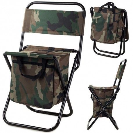 01234 Skladacia rybárska turistická stolička CAMO