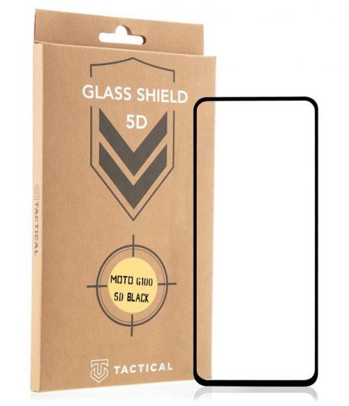 Tactical Glass Shield 5D sklo pro Motorola G100 Black