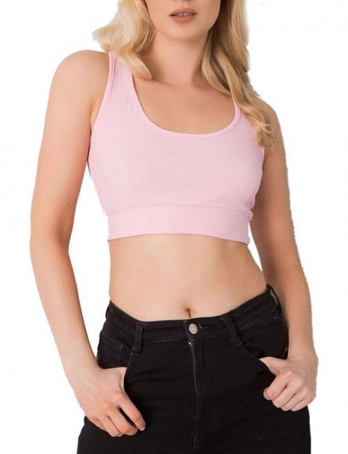 Ružový dámsky crop top