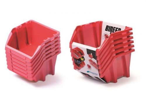 Set úložných boxů 6ks BINSHORT SET 214x198x238 červený
