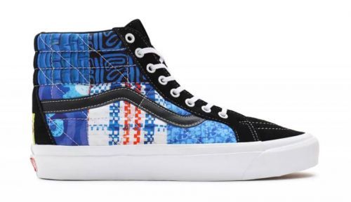 Vans X Spongebob Sk8-Hi 38 Dx Sandy Liang Patchwork modré VN0A54FB9ZP