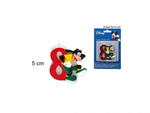 Sviečka číslica 8 Disney