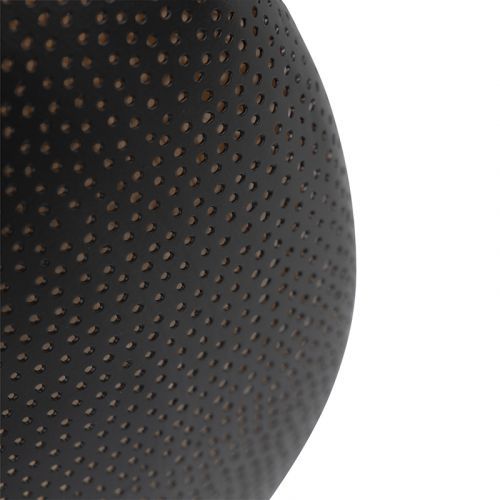 Dizajnové stropné svietidlo čierne so zlatom 40 cm - Radiance