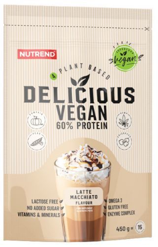 Nutrend Delicious Vegan Protein Latte macchiato 450g