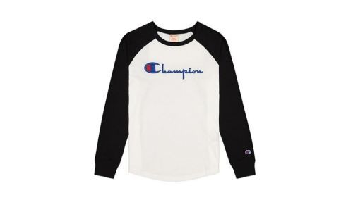 Champion Raglan Sleeve Script Logo Baseball Top farebné 112538-KK001