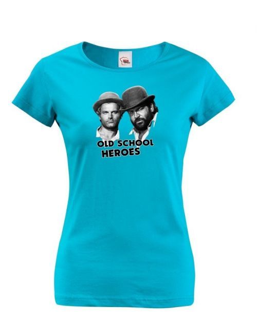 Dámské tričko - Old school heroes