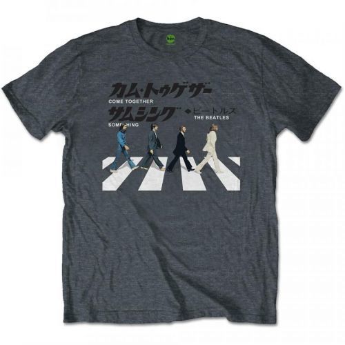 The Beatles - Tričko Abbey Road Japanese - Muž, Unisex, Šedá, S
