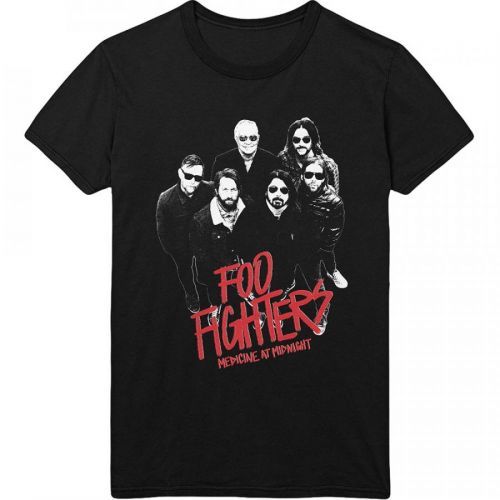 Foo Fighters - Tričko Medicine At Midnight Photo - Muž, Unisex, Čierna, S